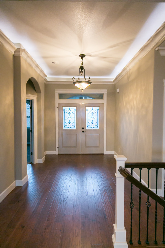 Inspiration for a transitional home design remodel in Seattle