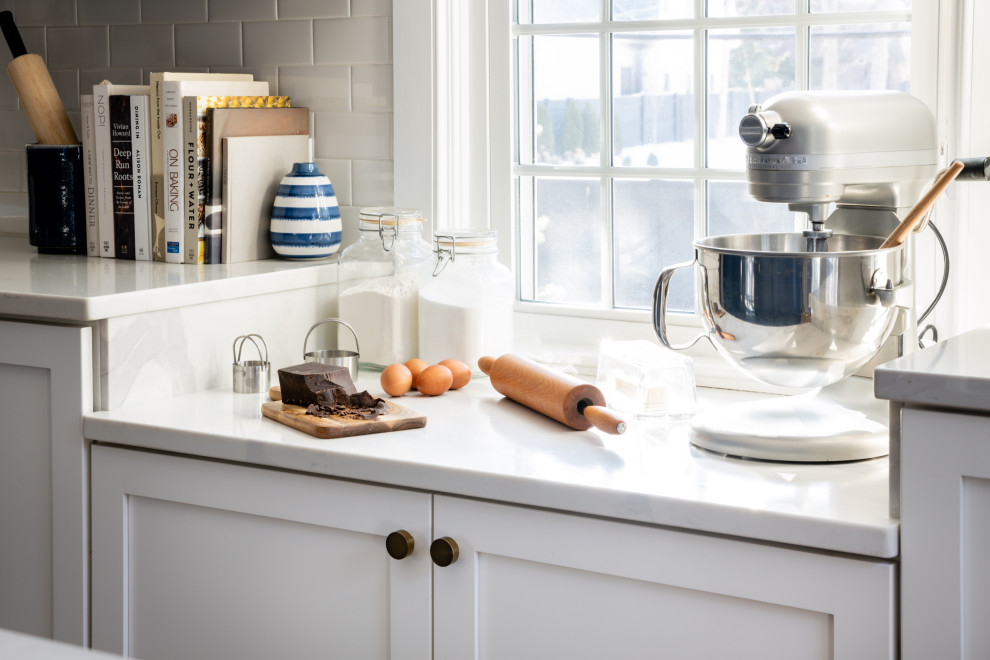 Kitchen - transitional kitchen idea in Boston