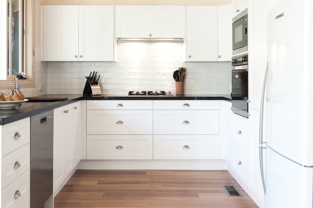White Contemporary Kitchen contemporary-kitchen