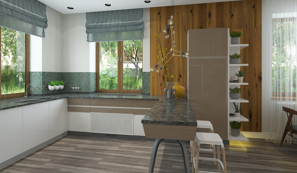 ДОМ "СОВРЕМЕННОЕ ШАЛЕ - ЭКО, 1этаж