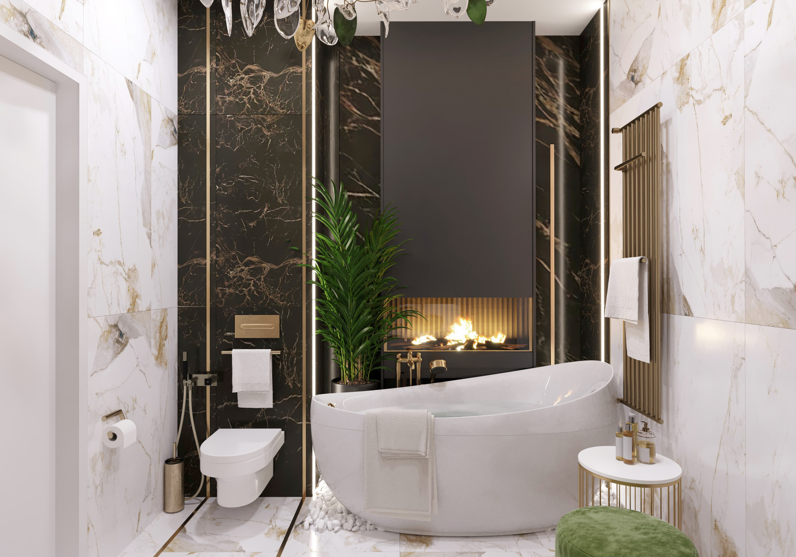 Интерьер ванной комнаты. Ставрополь