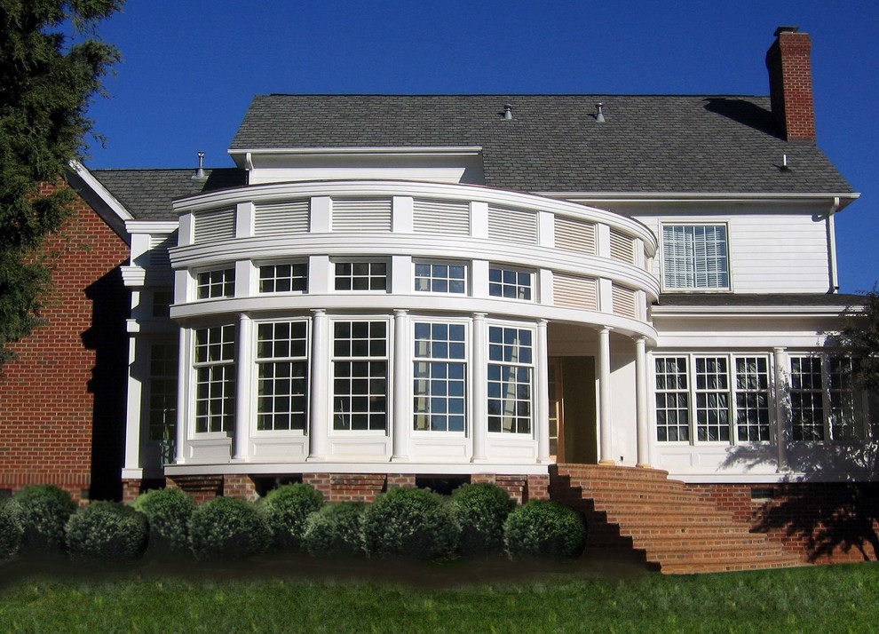 Transitional exterior in Charlotte.