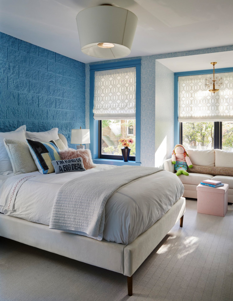 An Art-Filled Entertainer's Haven - Modern - Bedroom - Chicago - by Amy ...
