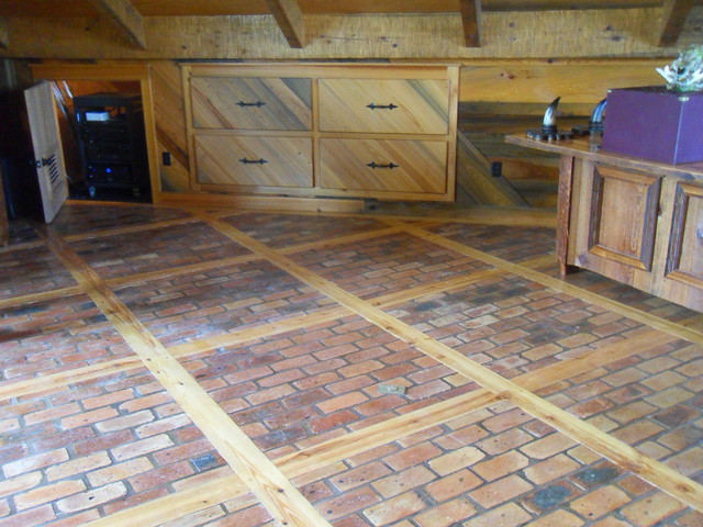 Old Chicago Brick Floor Traditional, Old Chicago Brick Floor Tile