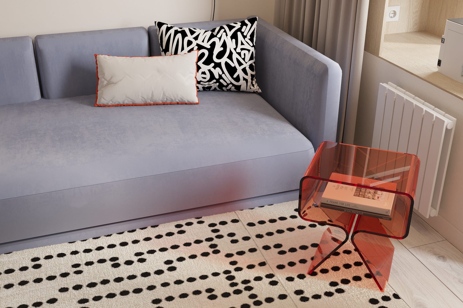 Проект квартиры, площадью 88 кв. м в п. Ганино