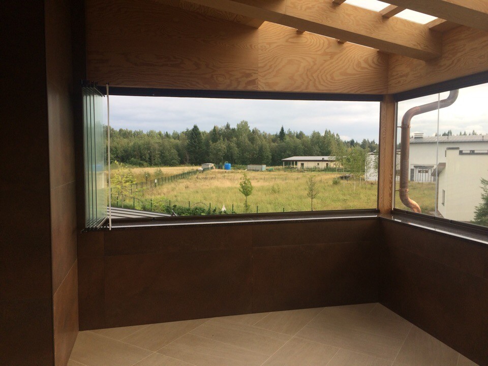 Безрамное остекление (Медовое)