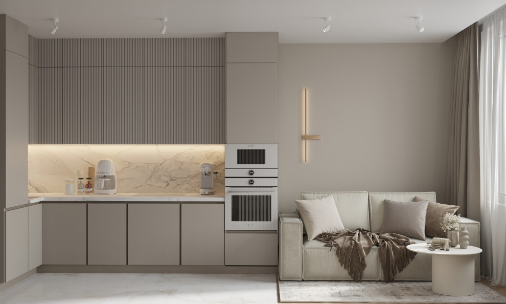 Мягкий минимализм в ЖК Сколково