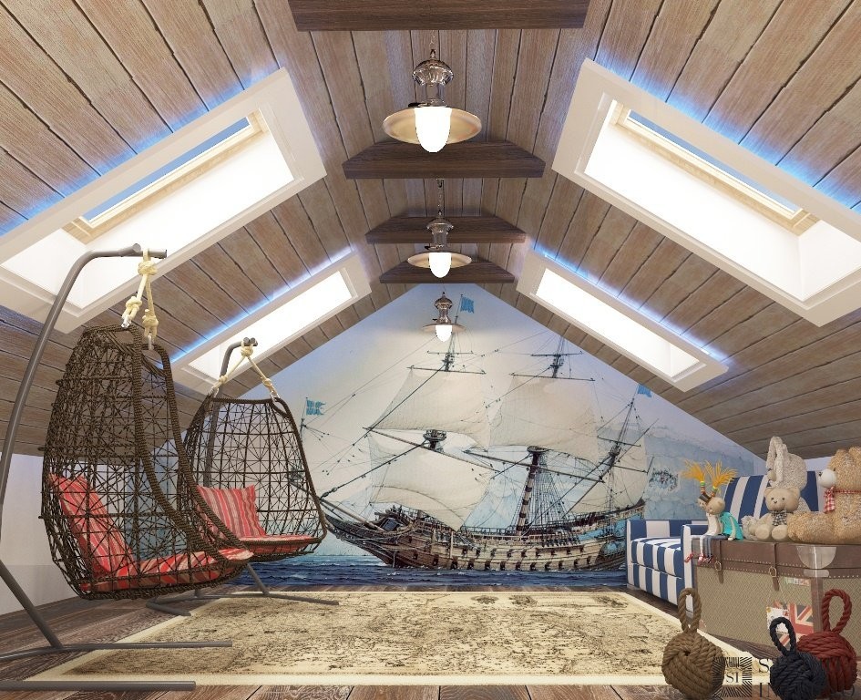 Интерьер квартиры выполнен в современном стиле .