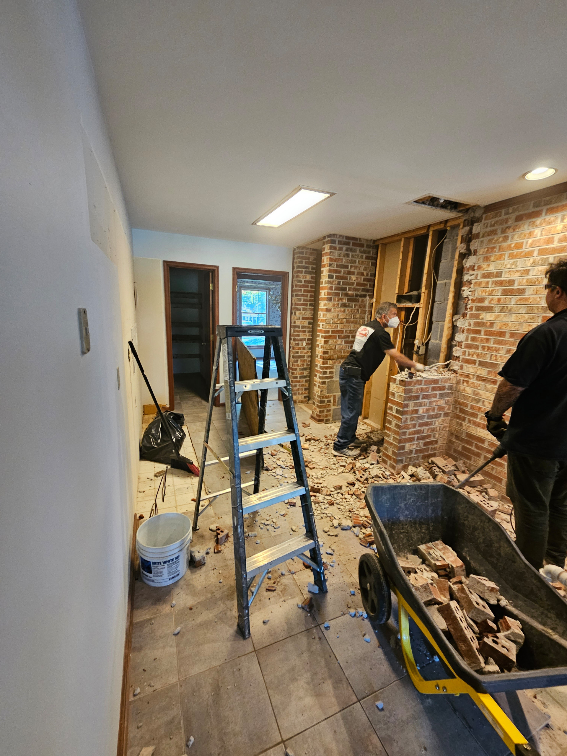 White Modern Kitchen Update