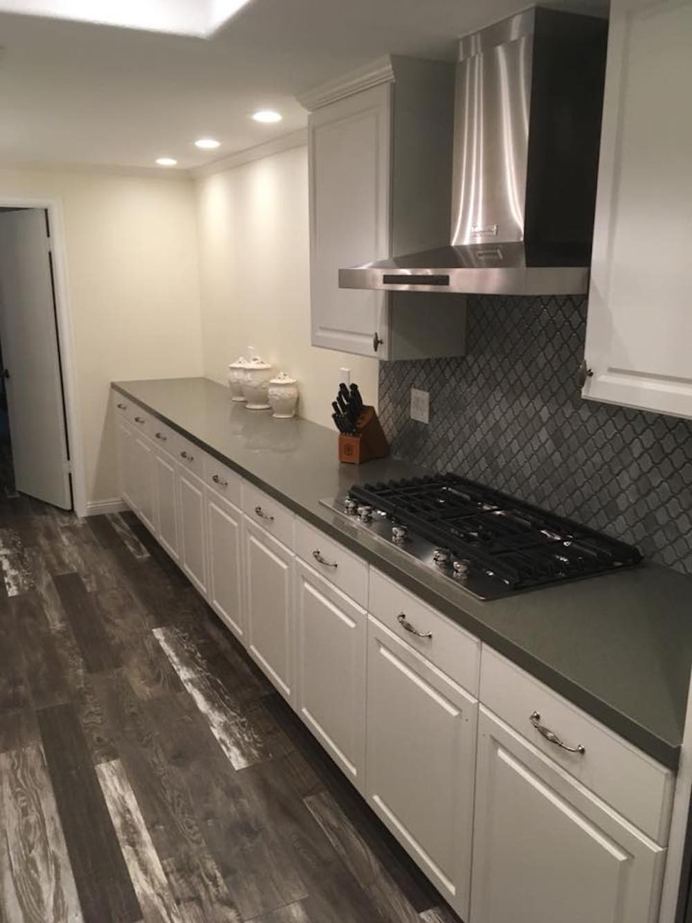 Transitional White Kitchen