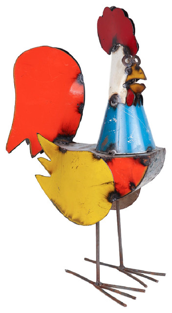 Shop Houzz | Mexican Imports Recycled Metal Rooster ...