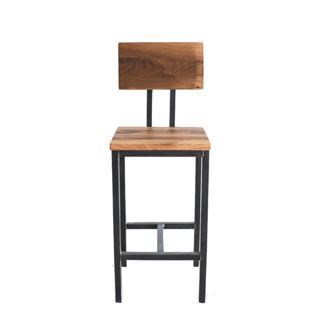 Reclaimed Wood Oak Barn Bar Stool Steel Base Reclaimed Wood Oak Barn Bar Stool Steel Base Stools And Counter By What We Make