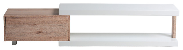 White and Oak Media Cabinet