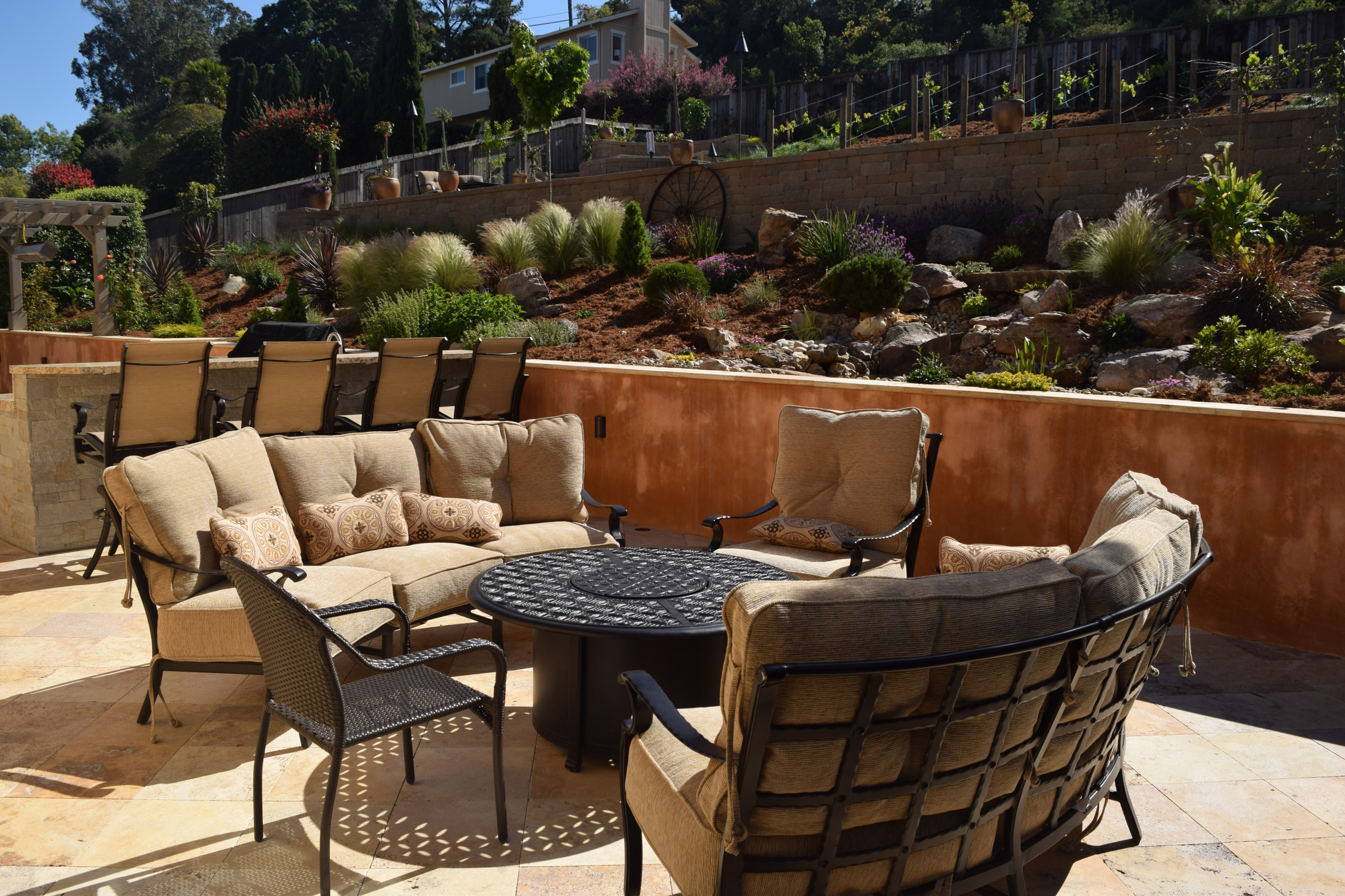 Mediterranean Backyard Transformation - Tiburon, CA