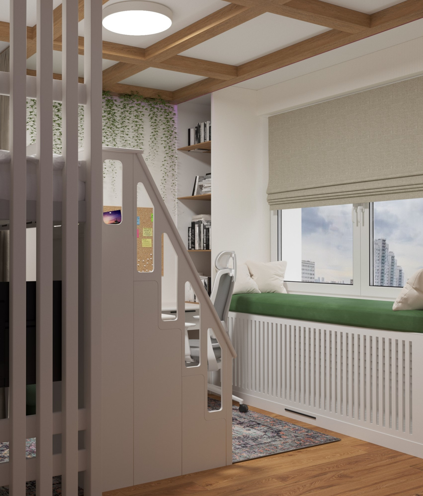 Проект квартиры в Москве, джапанди