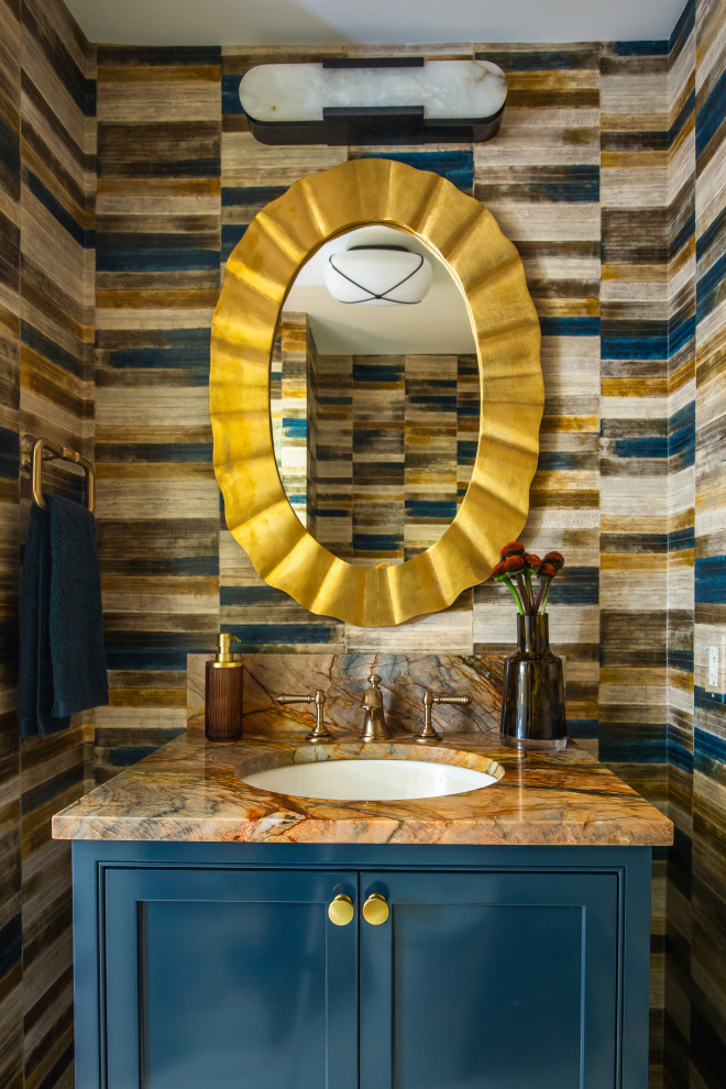 South End Pied-à-Terre - Transitional - Powder Room - Boston - by ...