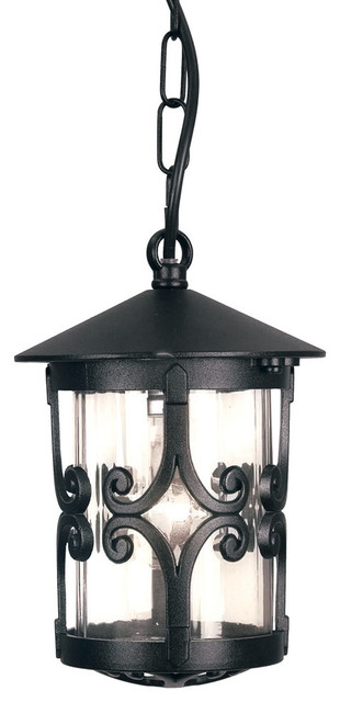 Traditional Small Tube Outdoor Porch Chain Lantern