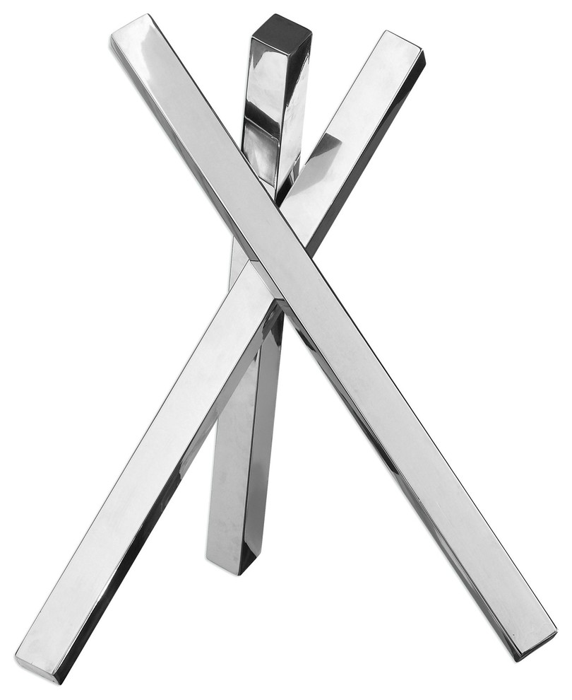 Uttermost Devi Square Tubes Sculpture Contemporary Decorative