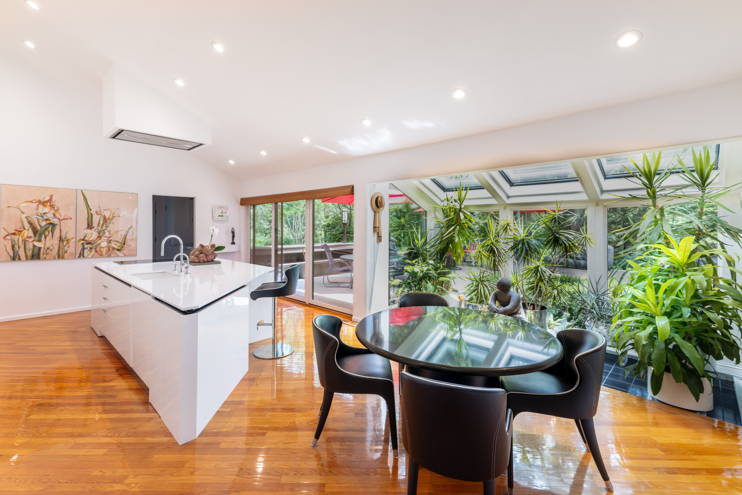 Contemporary Private Home with Extensive Art Collection
