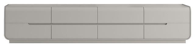 Senses TV Stand, Stone, 4 Doors