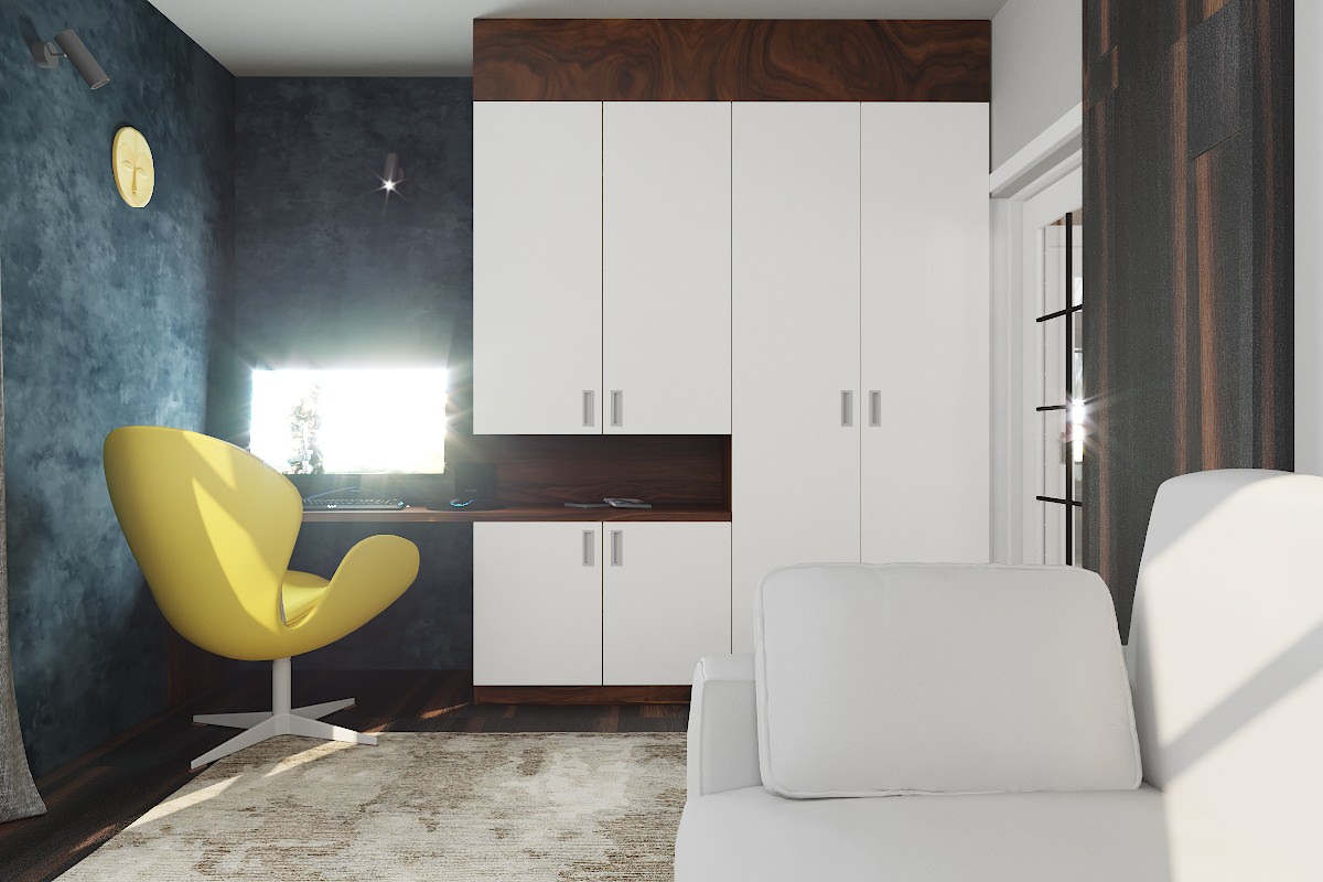 Загородный частный дом, с кухней, одной спальней, и верандой с огромными панорам