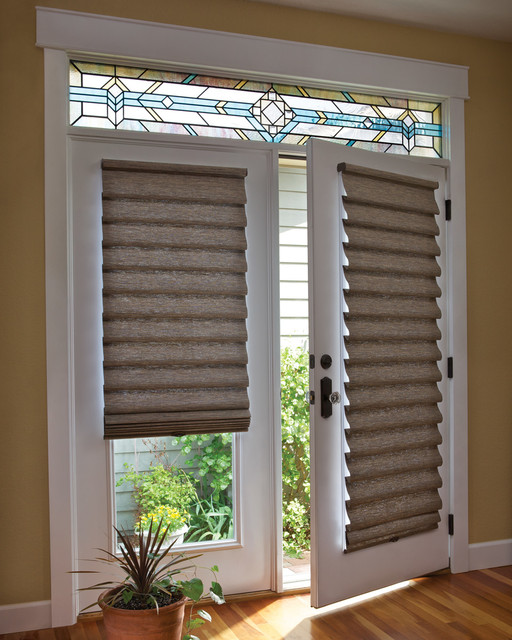 Hunter Douglas Vignette Modern Roman Shades Traditional Entry