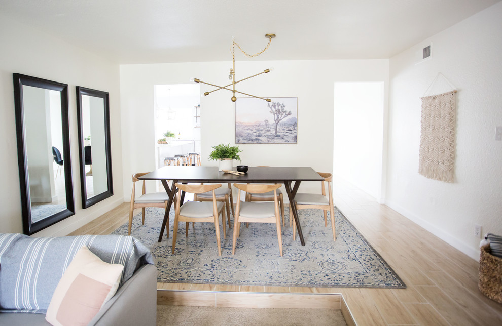 Inspiration for a transitional dining room remodel in Phoenix