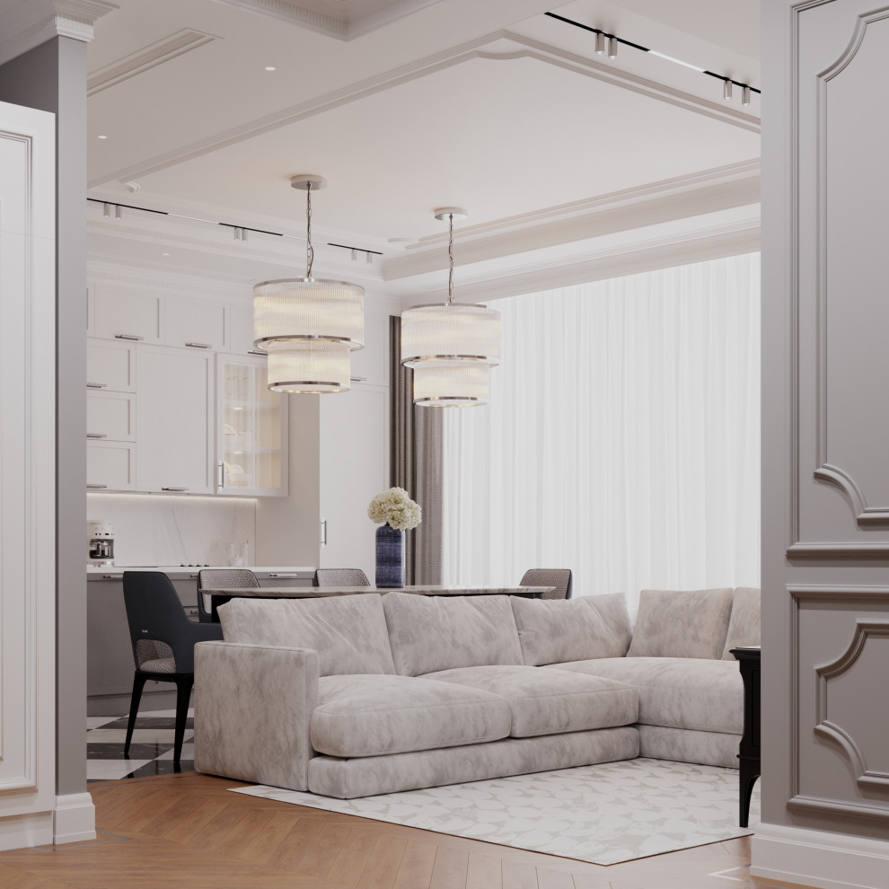 Квартира в стиле неоклассика. Г. Москва , ЖК «Большевик»