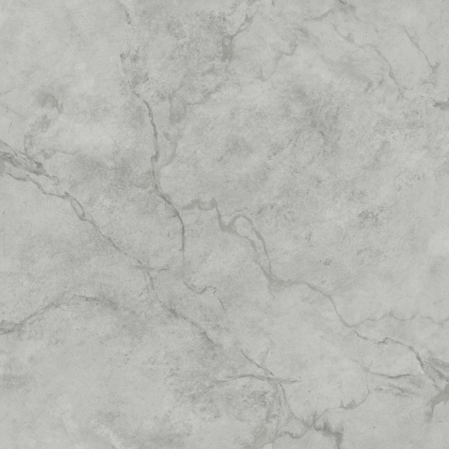 Innuendo Gray Marble Wallpaper Contemporary Wallpaper by Brewster