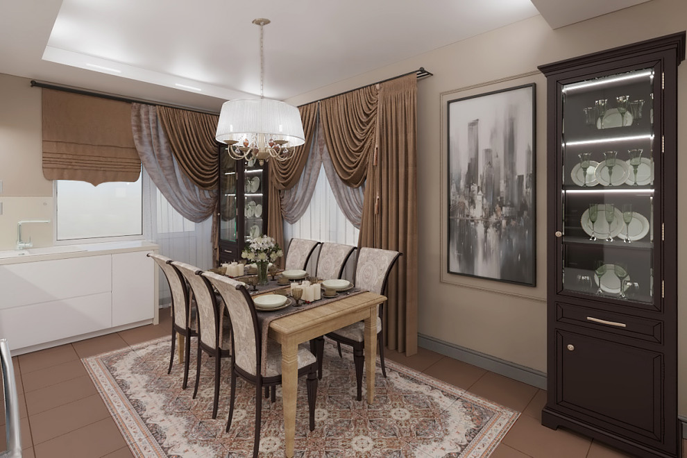 Современный дом с элементами традиционализма