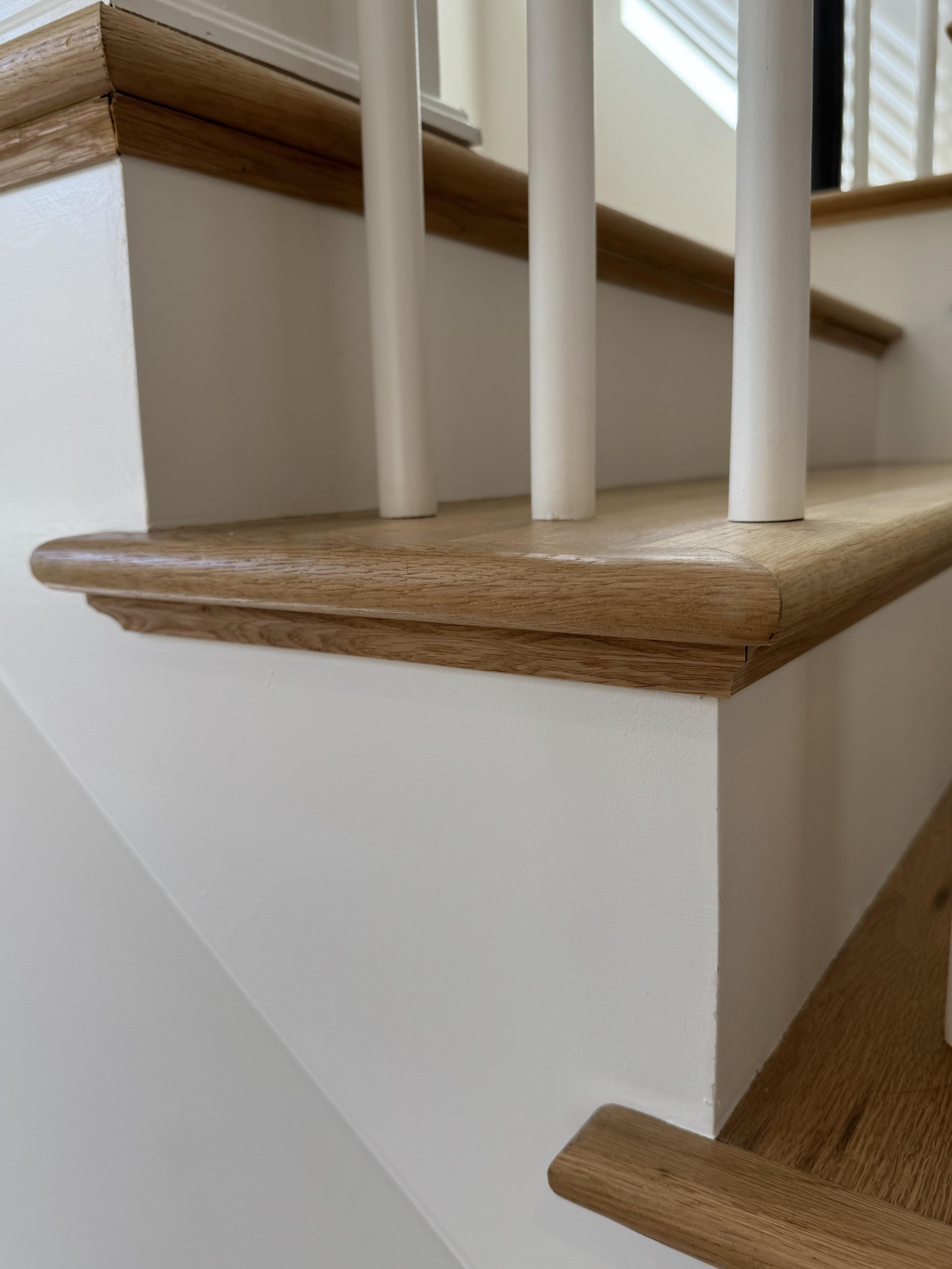 142_Airy Staircase with Over the Post Balustrade, Arlington, VA