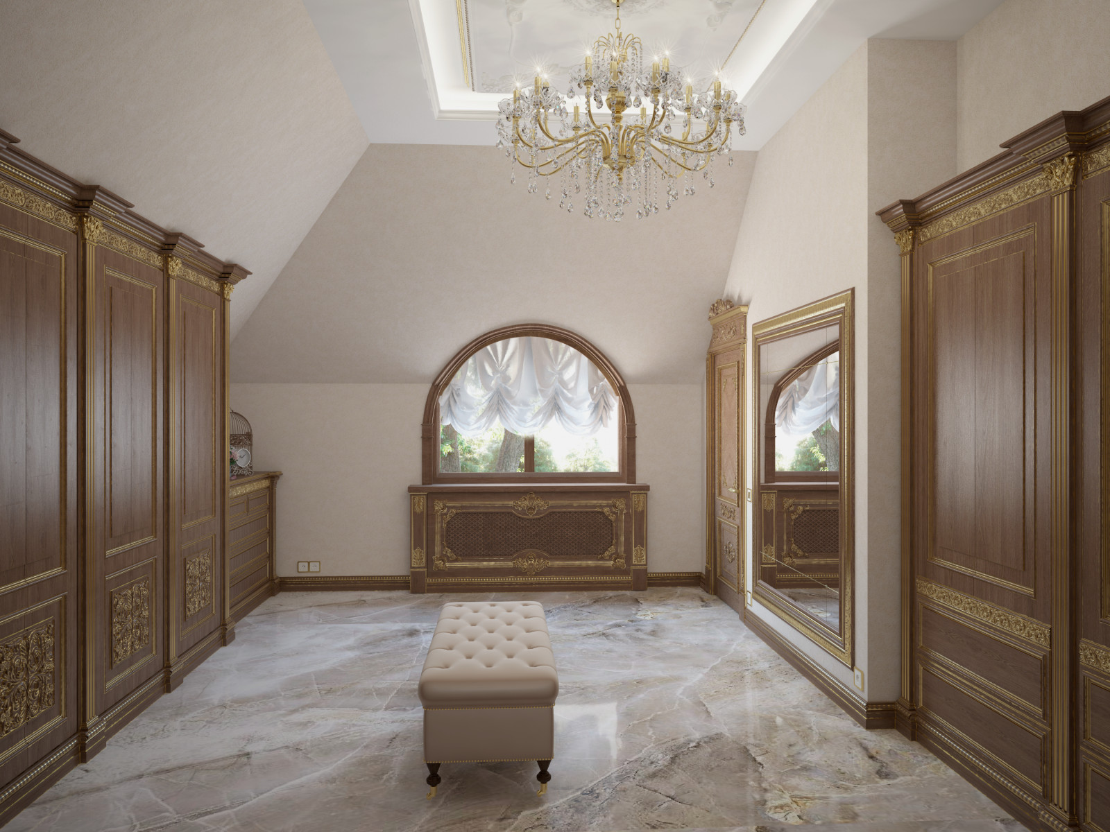 Гардеробная для него