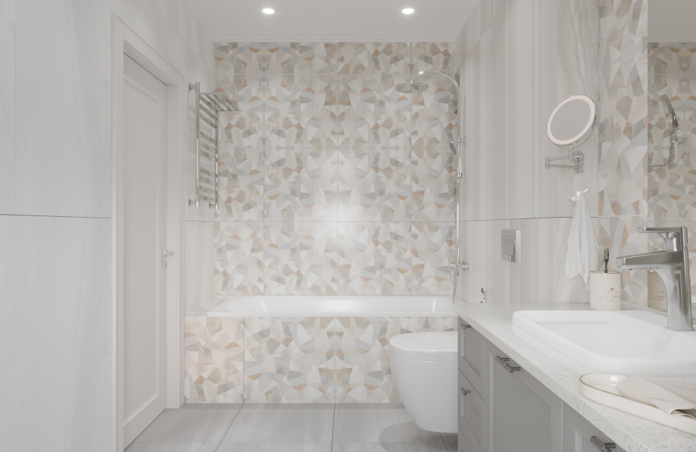 Дизайн интерьера двухэтажного дома 120 кв.м.