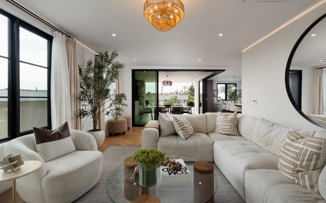 Living Room with Indoor-Outdoor Flow contemporary-living-room