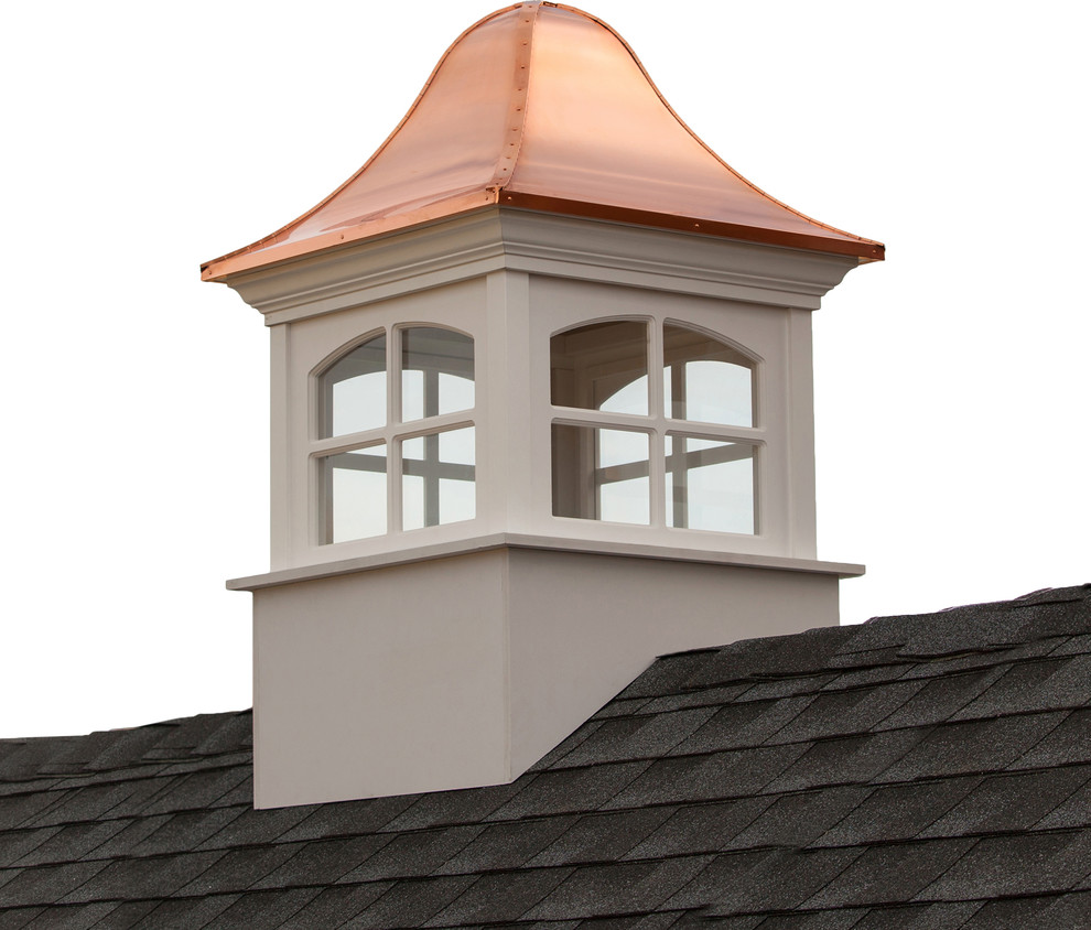Greenwich Vinyl Cupola with Copper Roof 26" x 41" by Good Directions