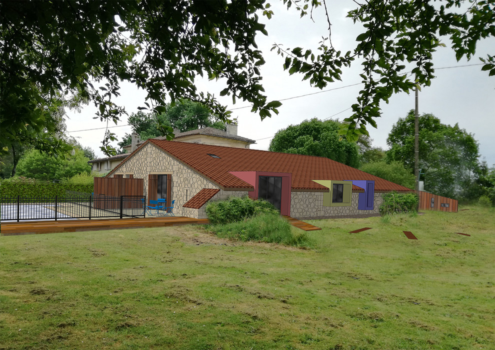 Rénovation d'une grange en deux gîtes ruraux (en cours)