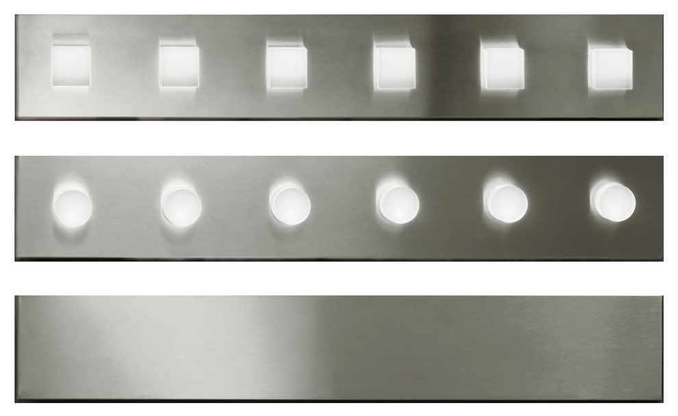 Ego Lineare Wall Light, Polished Stainless Steel