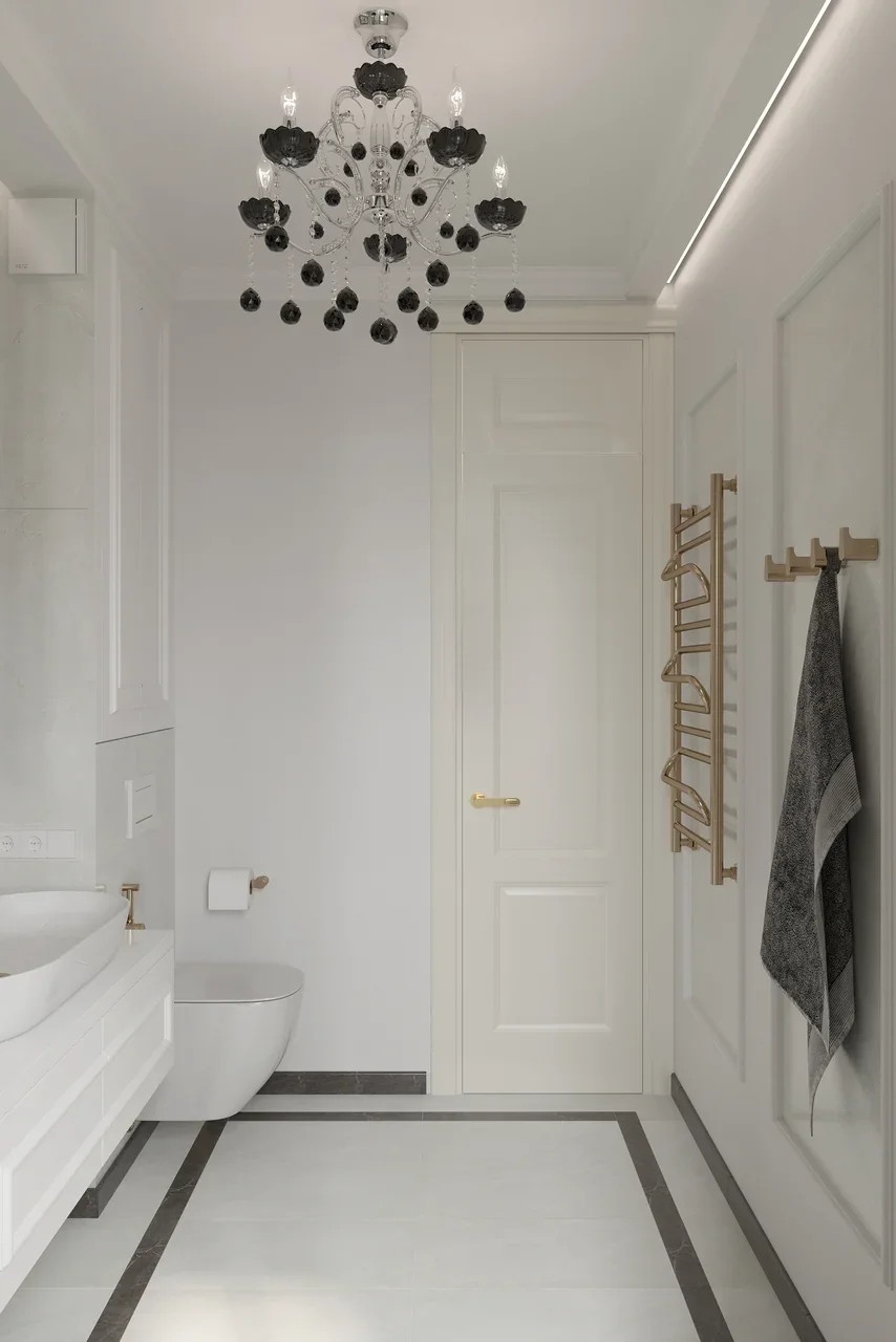 Частный дом, дизайн-проект неоклассика