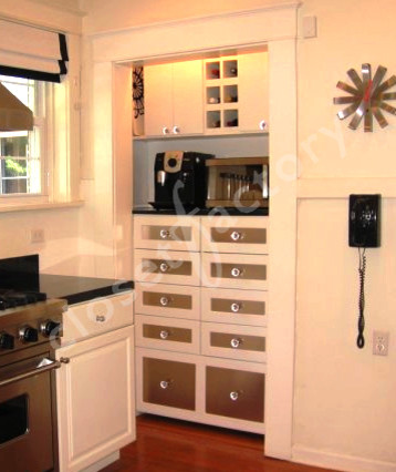 Make your small pantry beautiful and usable - Eclectic - Closet - St Louis - by Kay Wade, Closet ...