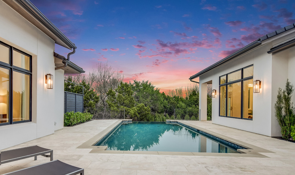 New Urban Transitional Transitional Pool Austin by
