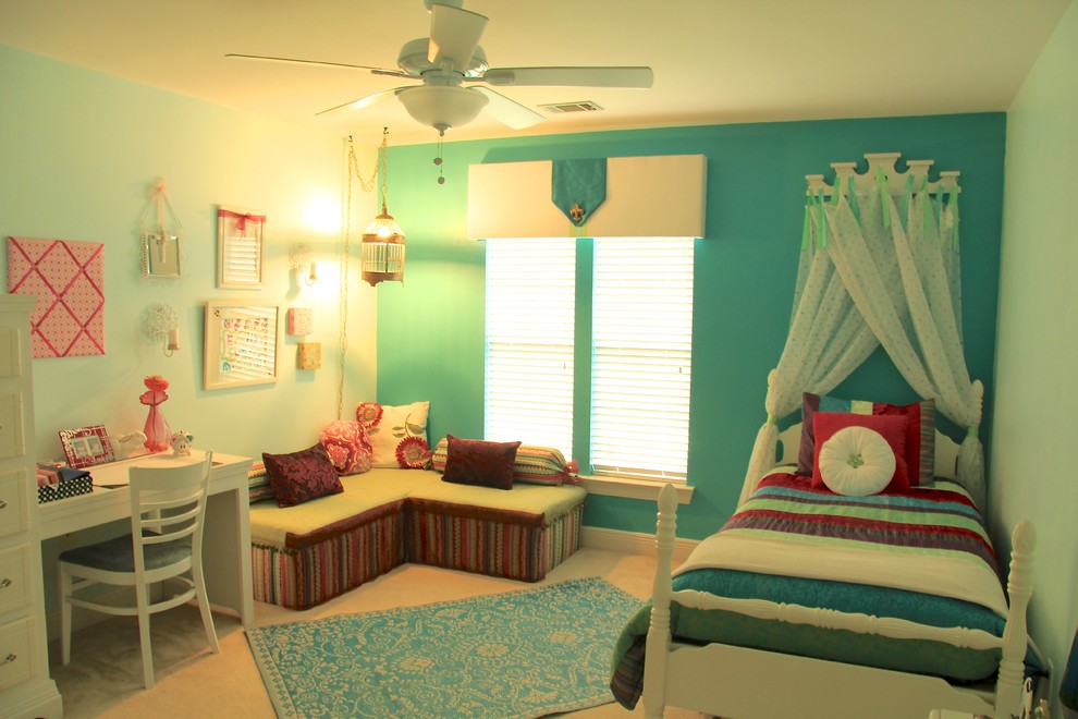 Example of a classic kids' room design in New Orleans