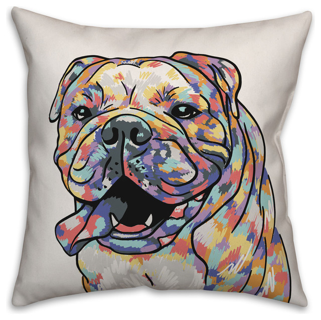 bulldog pillow