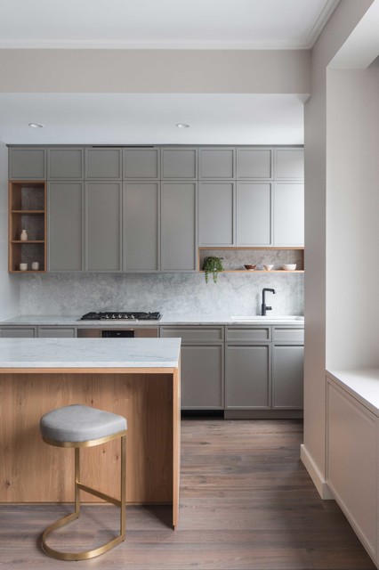 Madison Ave Apartment transitional-kitchen