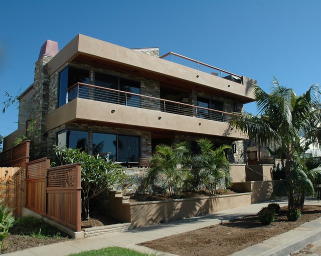 Encinitas, CA Beach House Contemporary Exterior San Diego by BGI Architecture Inc.
