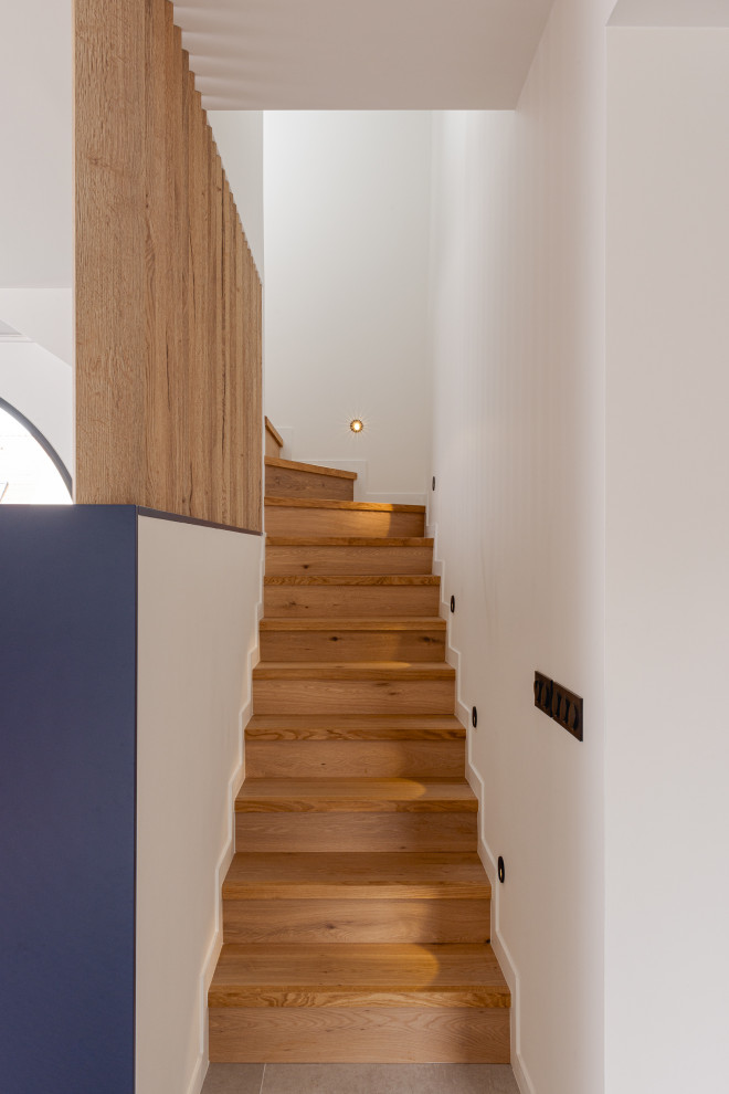 Example of a trendy staircase design in Paris