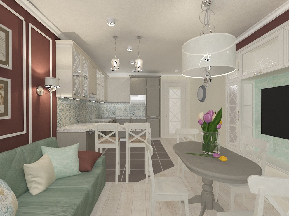 Вид на кухню