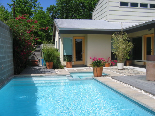 Rice Military-Contemporary contemporary-swimming-pool