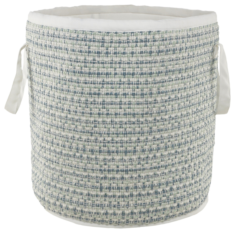 Coastal Delight Indoor/Outdoor Storage Basket, 21" Height
