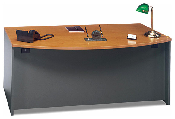 72 in. Front Desk in Natural Cherry