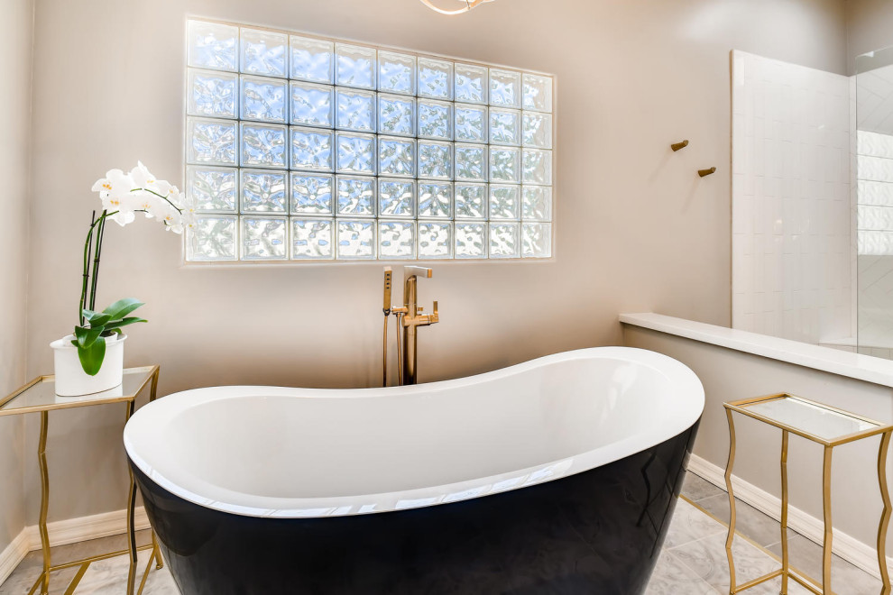 Black and White Bathtub